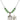 Saint Camillus of Lellis Birthstone Necklace | 3/4 inch | 6mm Beads  Peridot Sterling Silver