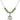 Saint David of Wales Birthstone Necklace | 3/4 inch | 6mm Beads  Peridot Sterling Silver