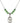 Saint David of Wales Birthstone Necklace | 3/4 inch | 6mm Beads  Peridot Sterling Silver