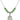 Saint Clare of Assisi Birthstone Necklace | 3/4 inch | 6mm Beads  Peridot Sterling Silver