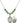 Saint Joseph of Cupertino Birthstone Necklace | 3/4 inch | 6mm Beads  Peridot Sterling Silver