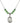 Saint Brigid of Ireland Birthstone Necklace | 3/4 inch | 6mm Beads  Peridot Sterling Silver