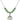 Our Lady of Guadalupe Birthstone Necklace | 3/4 inch | 6mm Beads  Peridot Sterling Silver