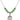 Saint Rebecca Birthstone Necklace | 3/4 inch | 6mm Beads  Peridot Sterling Silver