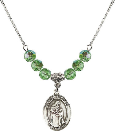 Blessed Caroline Gerhardinger Birthstone Necklace | 3/4 inch
