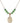 Saint Felicity Birthstone Necklace | 3/4 inch | 6mm Beads  Peridot 14kt Gold Filled
