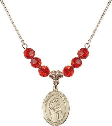 Blessed Caroline Gerhardinger Birthstone Necklace | 3/4 inch