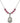 Saint Teresa of Calcutta Birthstone Necklace | 3/4 inch | 6mm Beads  Rose Sterling Silver