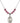 Saint William of Rochester Birthstone Necklace | 3/4 inch | 6mm Beads  Rose Sterling Silver