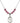 Saint Kieran Birthstone Necklace | 3/4 inch | 6mm Beads  Rose Sterling Silver