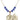 Saint Christopher Birthstone Necklace | 7/8 inch | 6mm Beads  Sapphire 14kt Gold Filled