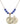 Saint Christopher Birthstone Necklace | 7/8 inch | 6mm Beads  Sapphire 14kt Gold Filled