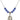 Miraculous Medal Birthstone Necklace | 3/4 inch | 6mm Beads  Sapphire Sterling Silver