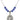 Miraculous Medal Birthstone Necklace | 1 inch | 6mm Beads  Sapphire Sterling Silver