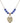 Saint Michael the Archangel Birthstone Necklace | 3/4 inch | 6mm Beads  Sapphire 14kt Gold Filled