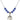 Saint Zoe of Rome Birthstone Necklace | 3/4 inch | 6mm Beads  Sapphire Sterling Silver
