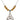 Irish Knot / Claddagh Birthstone Necklace | 1 1/4 inch | 6mm Beads  Topaz Sterling Silver