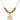 Saint Ignatius of Loyola Birthstone Necklace | 3/4 inch | 6mm Beads  Topaz 14kt Gold Filled