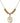 Saint Ignatius of Loyola Birthstone Necklace | 3/4 inch | 6mm Beads  Topaz 14kt Gold Filled