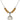 Saint Finnian of Clonard Birthstone Necklace | 3/4 inch | 6mm Beads  Topaz Sterling Silver