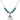 First Penance Birthstone Necklace | 3/4 inch | 6mm Beads  Zircon Sterling Silver