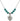 Guardian Angel Birthstone Necklace | 5/8 inch | 6mm Beads  Zircon Sterling Silver