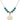 Cross Birthstone Necklace | 3/4 inch | 6mm Beads  Zircon 14kt Gold Filled