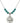Holy Spirit Birthstone Necklace | 3/4 inch | 6mm Beads  Zircon Sterling Silver