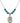 Saint Agatha Birthstone Necklace | 3/4 inch | 6mm Beads  Zircon Sterling Silver