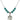 Saint Anthony Birthstone Necklace | 3/4 inch | 6mm Beads  Zircon Sterling Silver