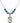 Saint Anthony Birthstone Necklace | 3/4 inch | 6mm Beads  Zircon Sterling Silver