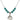 Saint Katharine Drexel Birthstone Necklace | 3/4 inch | 6mm Beads  Zircon Sterling Silver