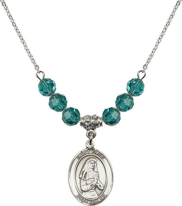 Collar de natalicio de Santa Emilia de Vialar | 1,9 cm | Cuentas de 6 mm