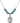 Saint Martin de Porres Birthstone Necklace | 3/4 inch | 6mm Beads  Zircon Sterling Silver