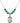 Saint Honorius of Amiens Birthstone Necklace | 3/4 inch | 6mm Beads  Zircon Sterling Silver