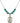 Saint Eligius of Noyon Birthstone Necklace | 3/4 inch | 6mm Beads  Zircon Sterling Silver