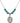 Saint Kateri Tekakwitha Birthstone Necklace | 3/4 inch | 6mm Beads  Zircon Sterling Silver