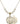 Miraculous Medal Crystal Necklace | 7/8 inch | 6mm Beads   14kt Gold Filled