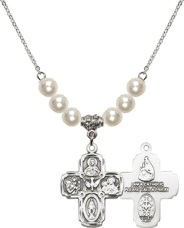 Collar de cristal de 5 vías | 2.5 cm | Cuentas de 6 mm | N31-0041