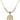 Saint Florian Crystal Necklace | 3/4 inch | 6mm Beads   14kt Gold Filled