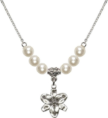 Collar de castidad con cuentas de cristal | 1,5 cm | Cuentas de 6 mm