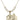 Saint Christopher Crystal Necklace | 7/8 inch | 6mm Beads   14kt Gold Filled