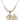 Saint Christopher Crystal Necklace | 7/8 inch | 6mm Beads   14kt Gold Filled