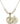 Saint Christopher Crystal Necklace | 7/8 inch | 6mm Beads   14kt Gold Filled