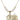 Saint Christopher Crystal Necklace | 7/8 inch | 6mm Beads   14kt Gold Filled