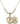 Saint Christopher Crystal Necklace | 7/8 inch | 6mm Beads   14kt Gold Filled