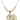 Saint Christopher Crystal Necklace | 7/8 inch | 6mm Beads   14kt Gold Filled