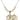 Saint Christopher Crystal Necklace | 7/8 inch | 6mm Beads   14kt Gold Filled