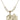 Saint Christopher Crystal Necklace | 7/8 inch | 6mm Beads   14kt Gold Filled