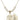Saint Michael the Archangel Crystal Necklace | 7/8 inch | 6mm Beads   14kt Gold Filled